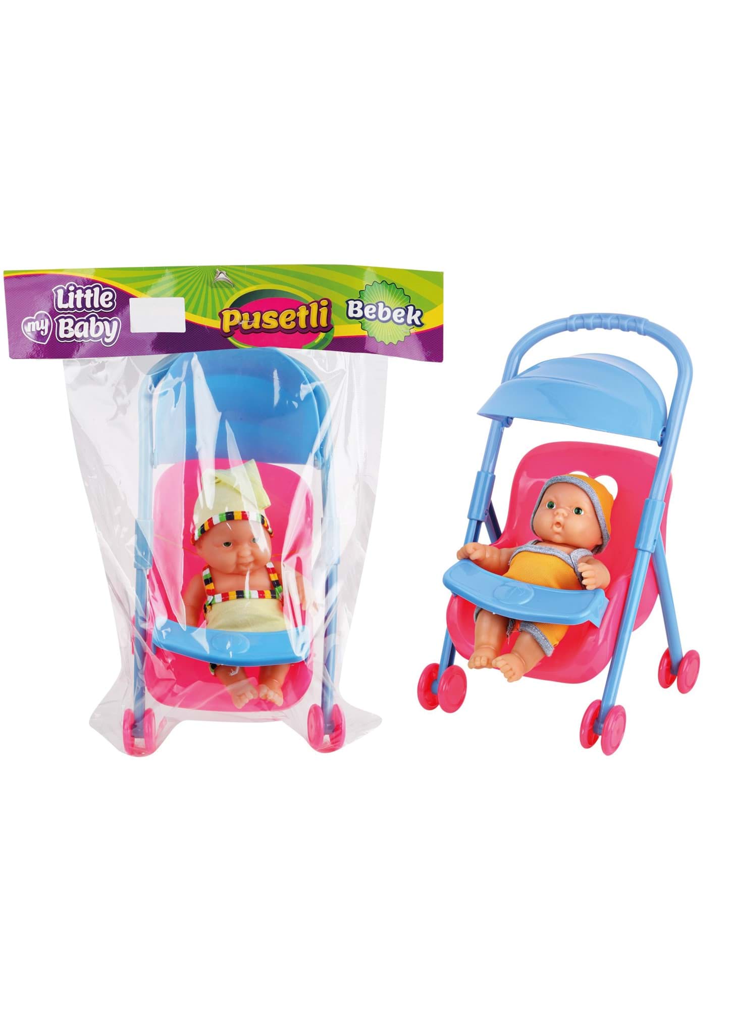 PVC-POŞETLİ-PUSETLİ-BEBEK resmi